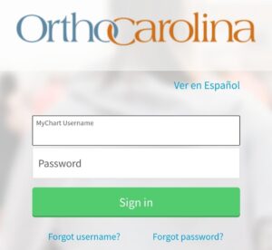 orthocarolina patient portal login