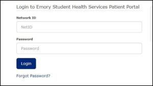 emory student health portal login