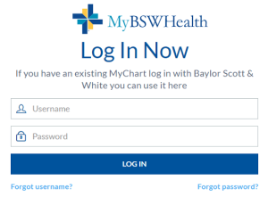 baylor mychart patient login