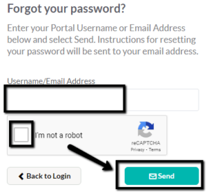 CareNotify Patient Portal Reset Password