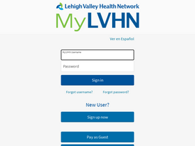 LVHN Patient Portal login