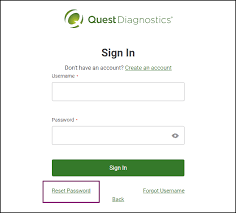 MyQuest Patient Portal login